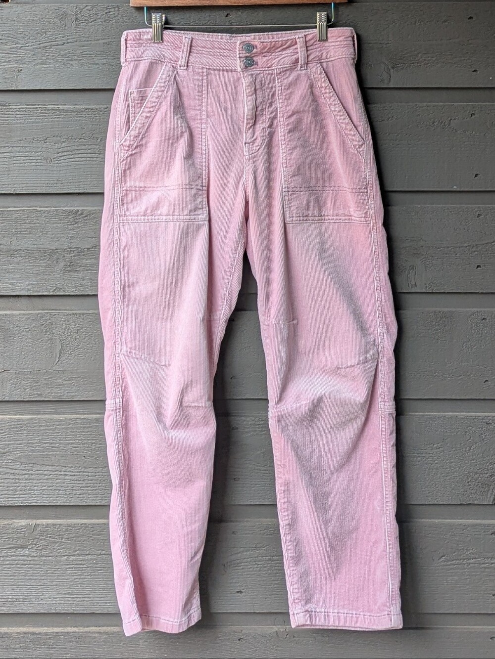 Pilcro The Wanderer Corduroy Pants Size 27 Pink Wide Wale Cords